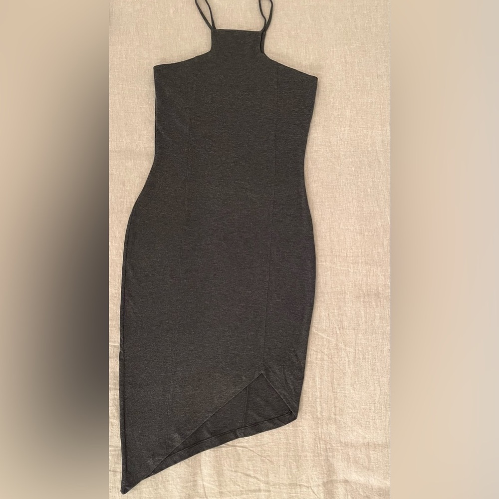 Jersey halter dress